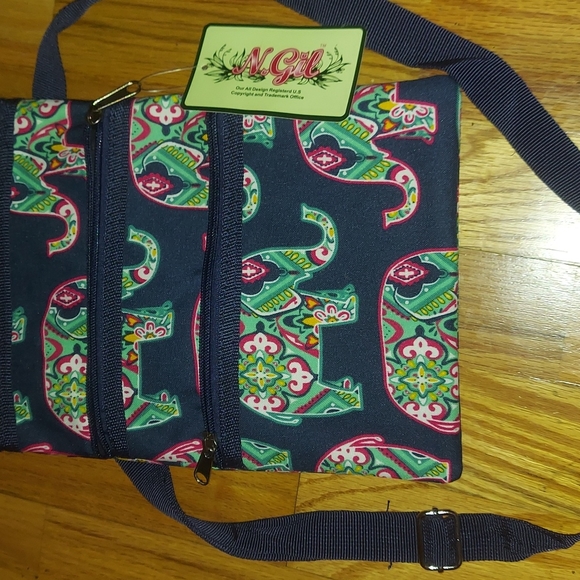Elephant old 3 zipper bag - Picture 1 of 10